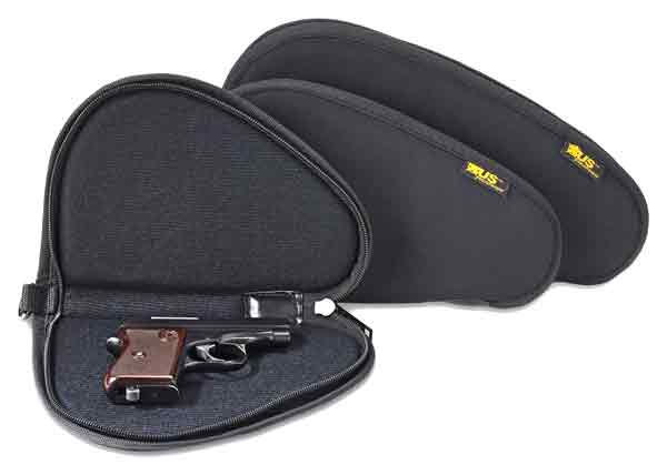 Us Peacekeeper Pistol Case 9" - Black 600 Denier Lockable