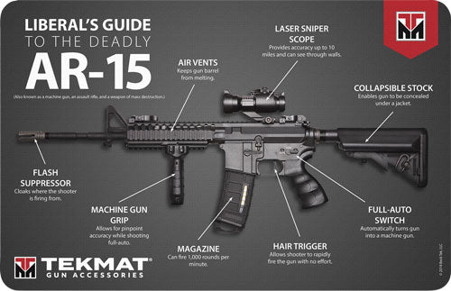 Tekmat Armorers Bench Mat - 11"x17" Ar-15 Liberal's Guide