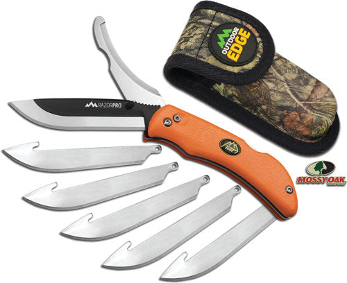 Outdoor Edge Razor Pro 3.5" - Blade- 3.1" Gut Blade Org Hndl