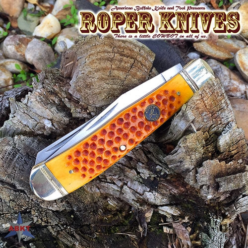 Abkt Roper Pit Viper Trapper - Carbon 3.25" Bld Jigged Bone