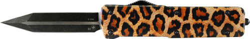 Templar Knife Small Otf Alum - Leopard 3" Black Dagger