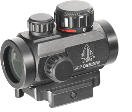 Utg Red Micro Dot 4.0 Moa 2.6" - 30mm W-integral Qd Mount