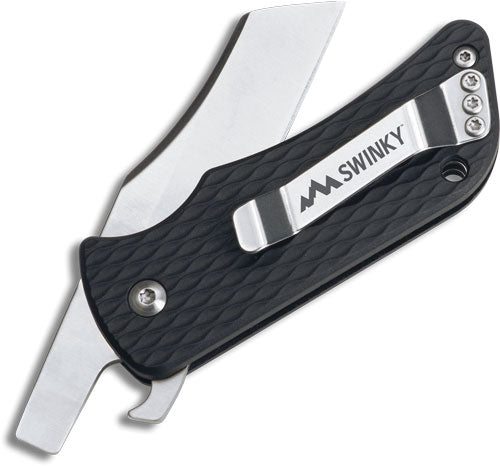 Outdoor Edge Swinky Edc Knife - W-bottle Opener & Pocket Clip