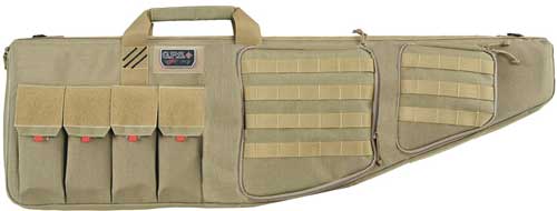 Gps Tactical Ar Case 42" Tan - W-external Handgun Holder