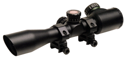 Truglo Tru-brite 4x32mm Scope - Illuminated R-g Mil-dot Black