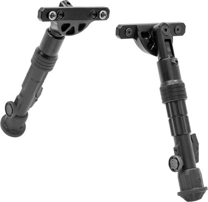 Utg Bipod Recon Flex Keymod - Matte Blk Center H 5.7"-8"