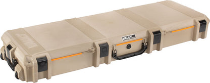 Pelican Vault Double Rifle - Case W- Wheels-foam 53" Tan