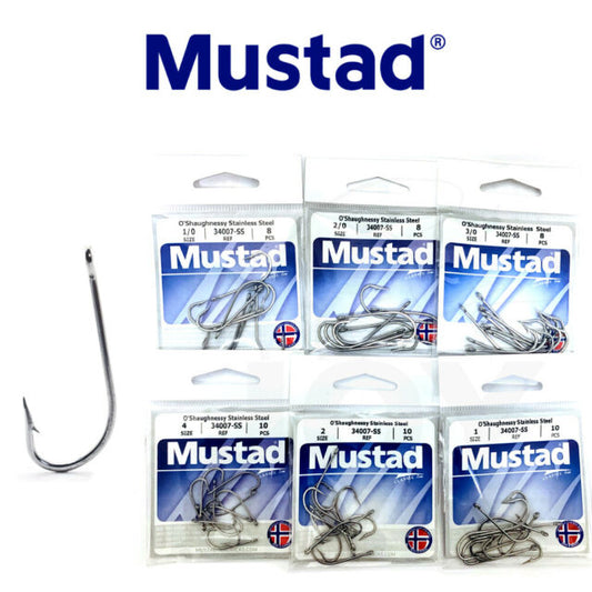 Mustad O’Shaughnessy Hooks